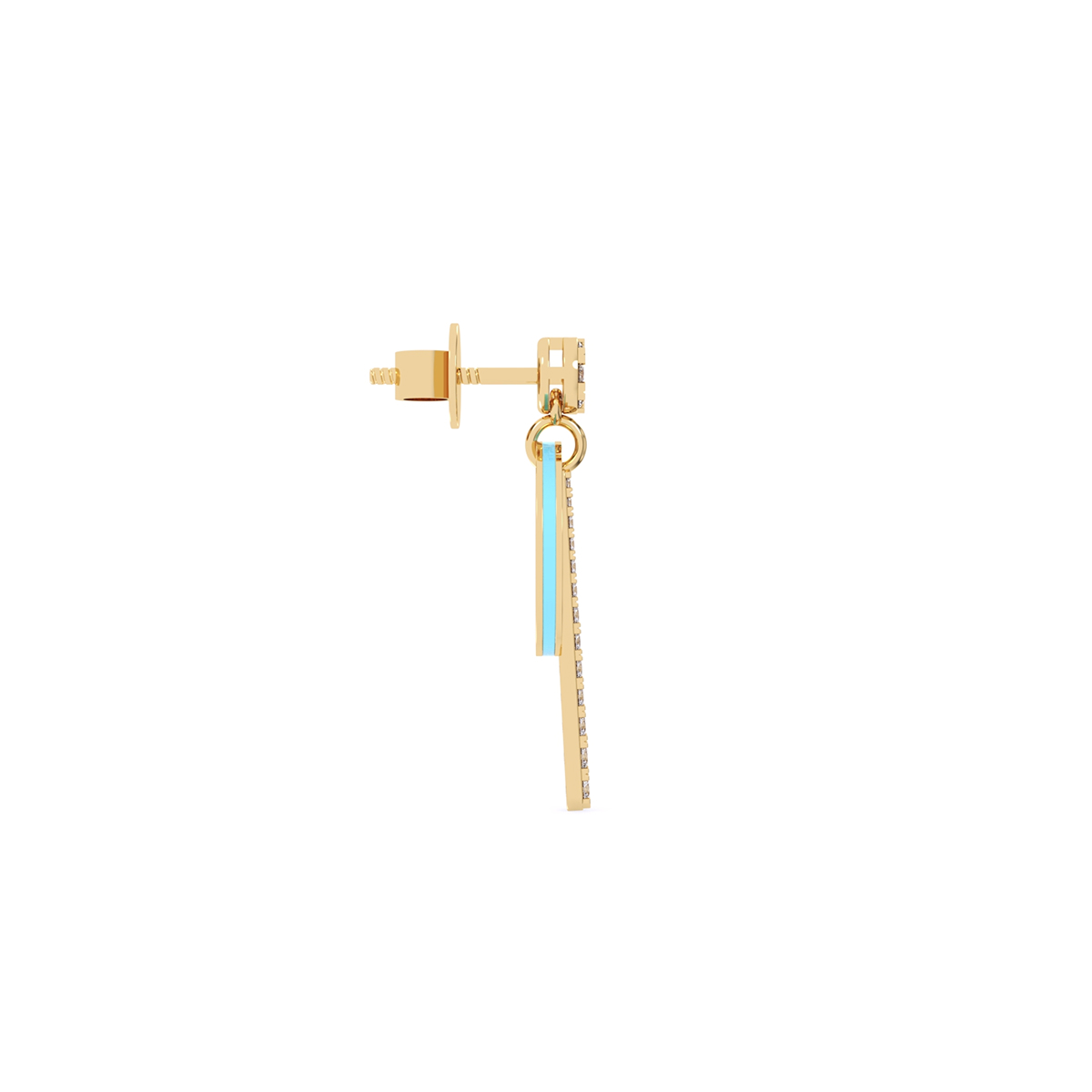 Fancy Open Circle Drop Earrings For Women